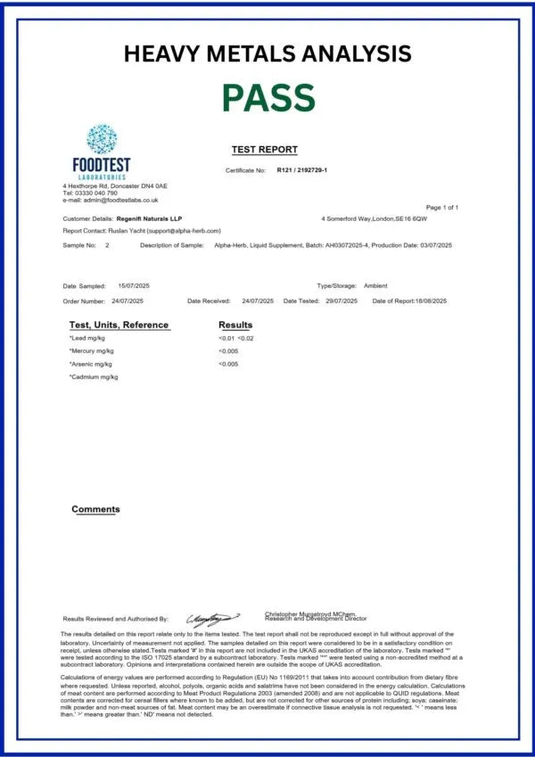 Alpha-Herb® Skin Tonic